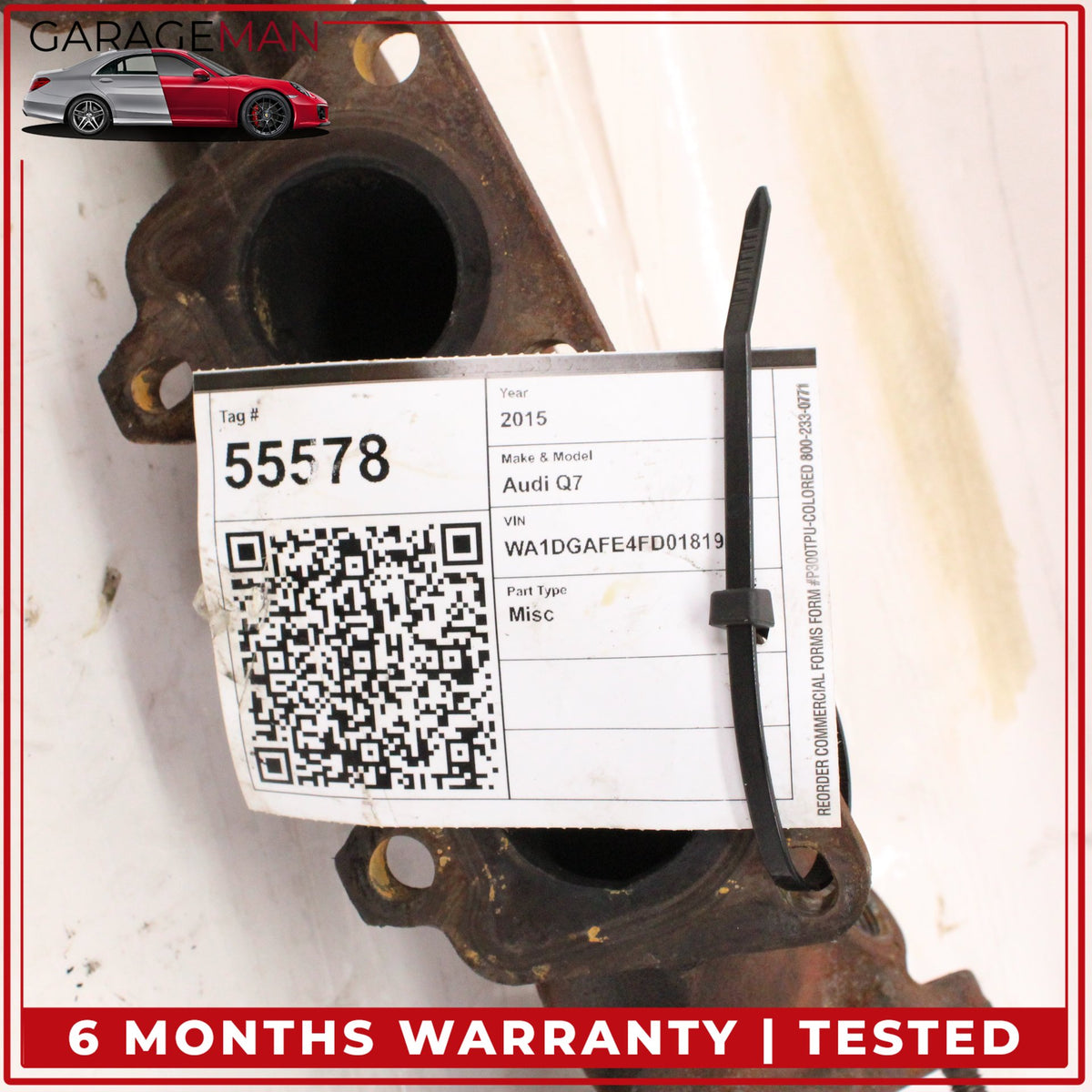 2011-2019 Audi Q7 Q5 SQ5 3.0L Right Side Exhaust Manifold 06E253034 OEM