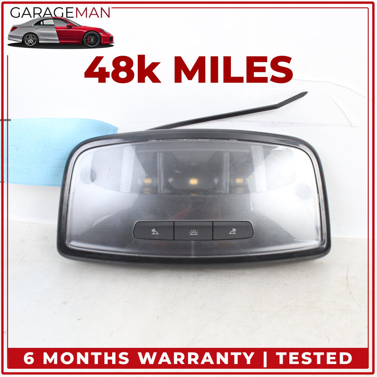 2017-2024 Maserati Ghibli M157 Rear Upper Overhead Dome Light Lamp 670110916 OEM