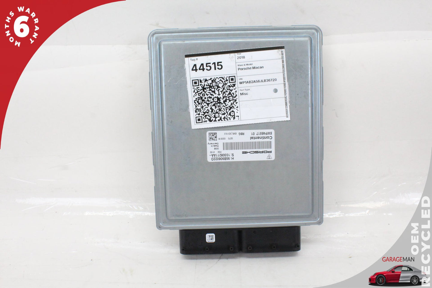2015-2018 Porsche Macan 95B Engine Control Module ECU ECM PCM 95B906022B OEM