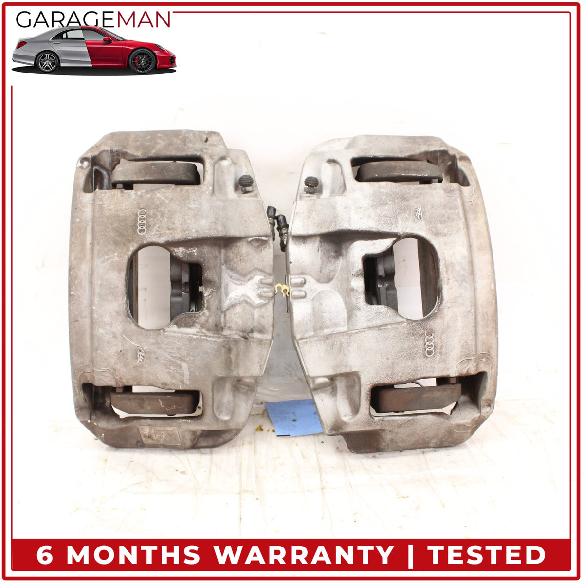 2012-2018 Audi A6 A7 Front Left and Right Side Brake Caliper Set 4G05BC OEM
