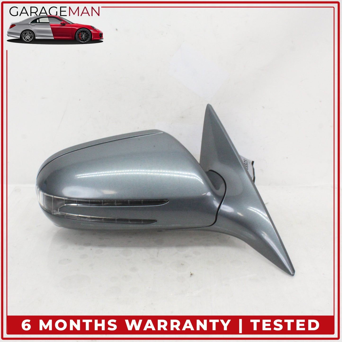 2009-2011 Mercedes W219 CLS550 Front Right Side Door Rear View Mirror Gray OEM