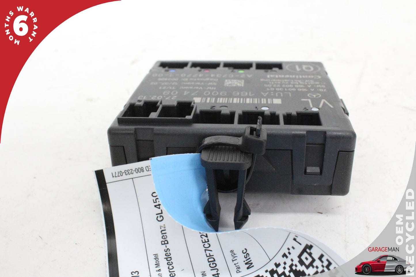 12-19 Mercedes-Benz GL450 X166 SUV Left Front Door Control Module 1669007409 OEM