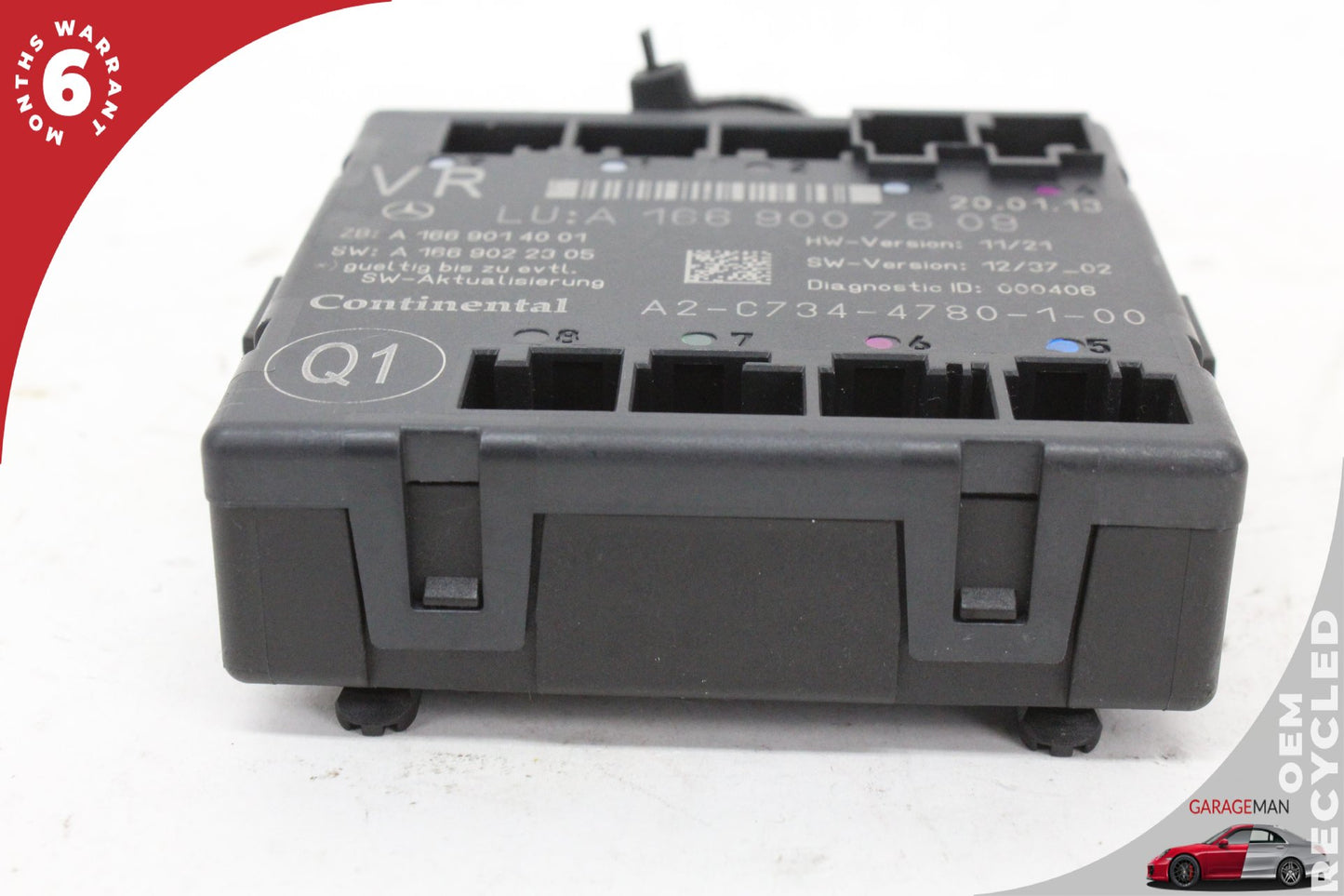12-19 Mercedes-Benz GL450 X166 SUV Right Rear Door Control Module 1669007609 OEM