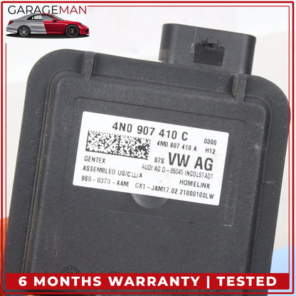 2018-2025 Audi A4 HomeLink Garage Door Opener Control Module Unit 4N0907410C OEM