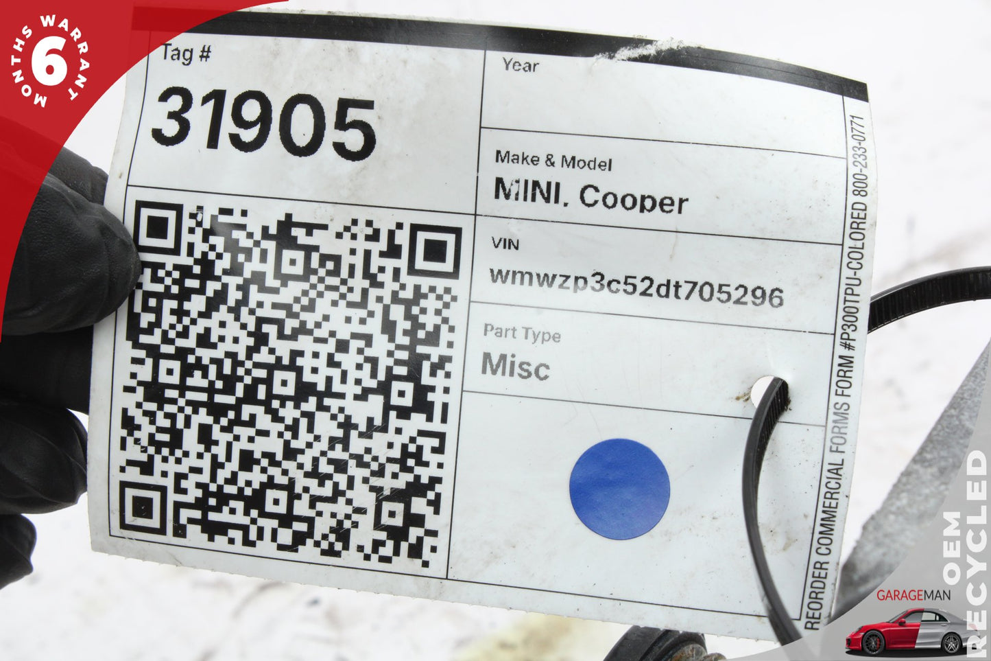 2007-2015 Mini Cooper R56 Alternator Generator 150A 14V Bosch 7604782 OEM
