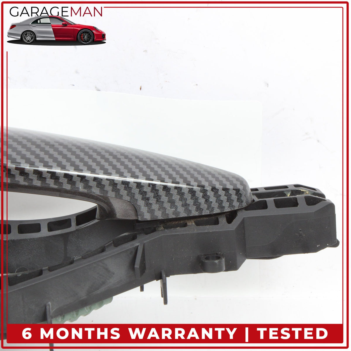 2012-2018 BMW 328i F30 Rear Right Exterior Door Handle Carbon Fiber 7332268 OEM