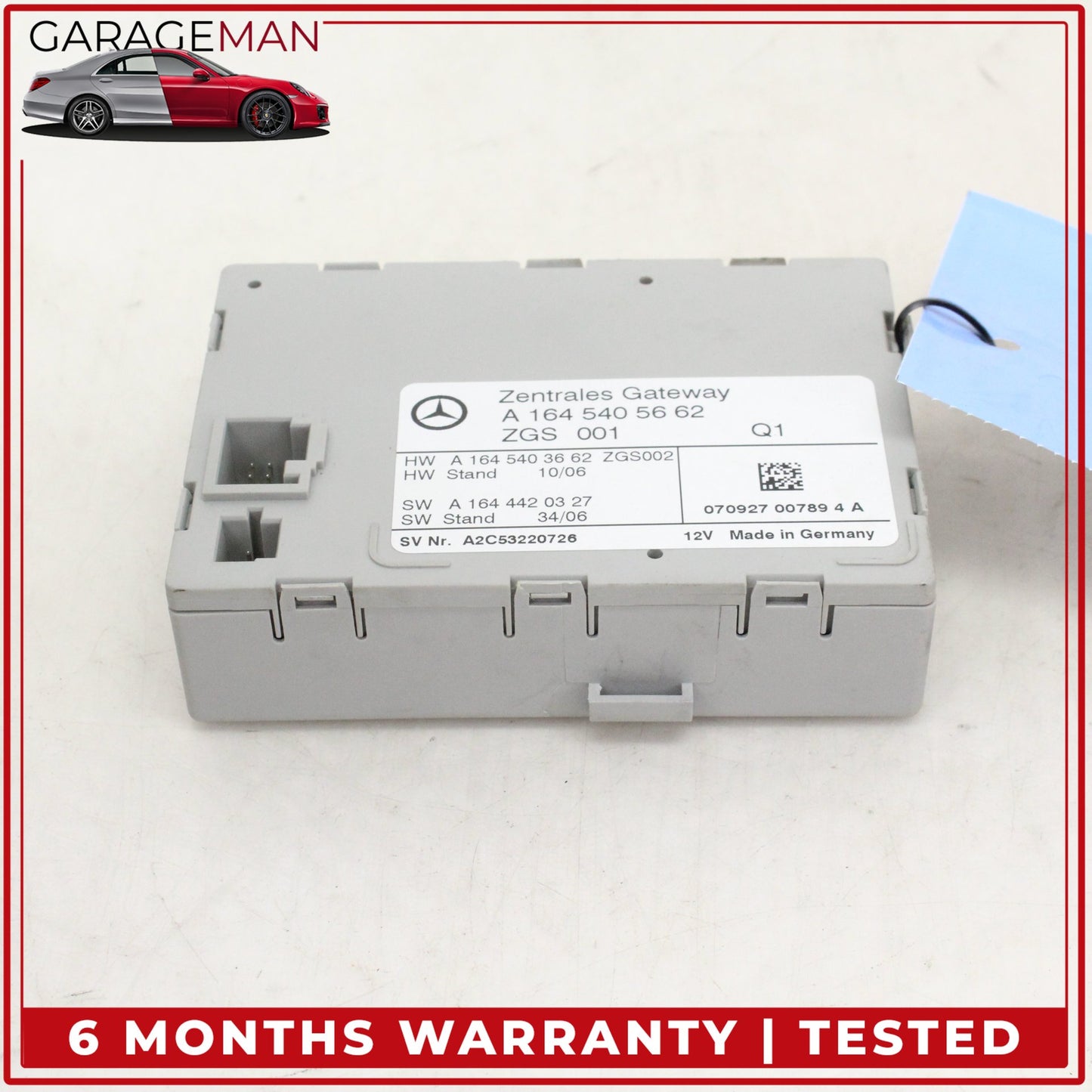2006-2013 Mercedes X164 GL550 Gateway Interface Control Module 1645405662 OEM