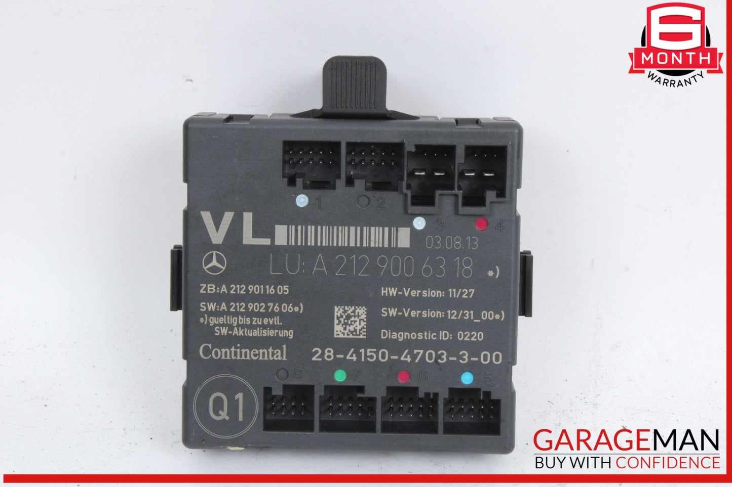 2008-2018 Mercedes-Benz E250 W212 Left Front Door Control Module 2129006318 OEM