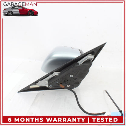 2012-2014 Mercedes W204 C250 Left Side Door Rear View Mirror Silver Metallic OEM