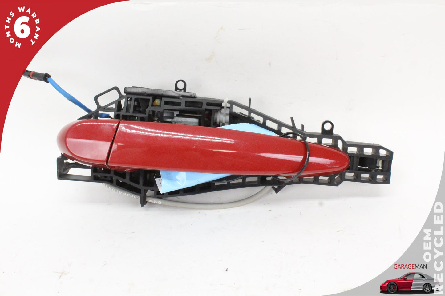 2012-2018 BMW 320i F30 Rear Left Side Exterior Door Handle Red 7332267 OEM