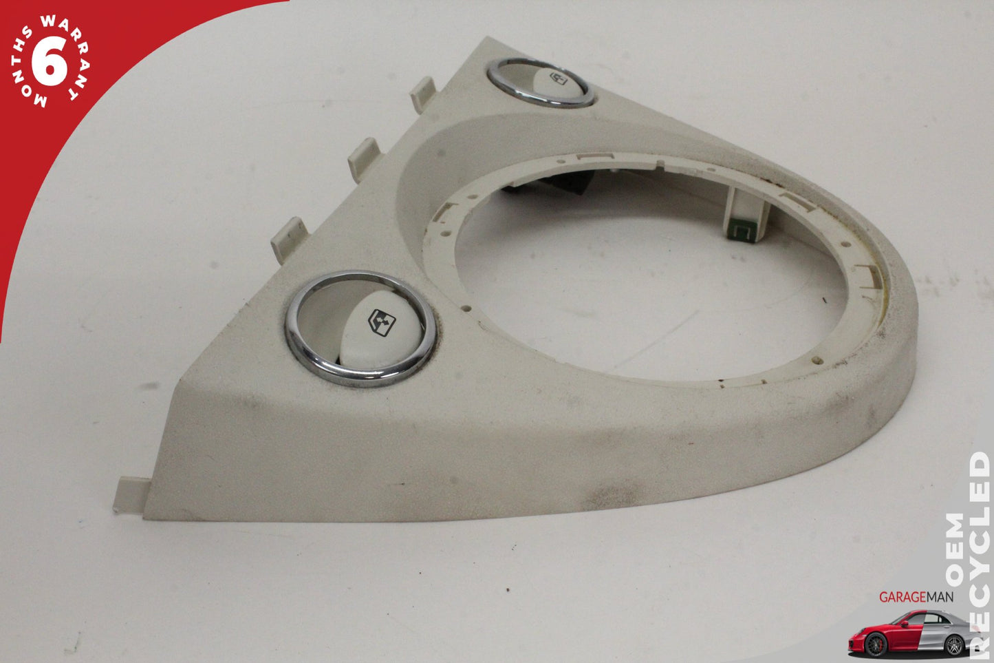 2012-2019 Fiat 500e Front Center Console Shifter Trim w/ Window Switch OEM