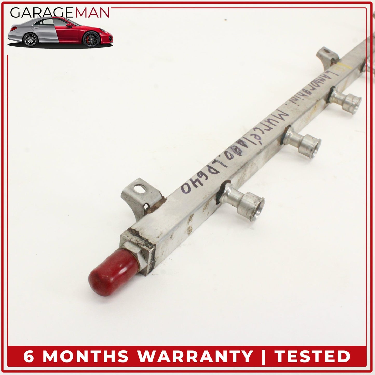 2007-2010 Lamborghini Murcielago LP640 6.5L V12 Fuel Injection Rail Line OEM