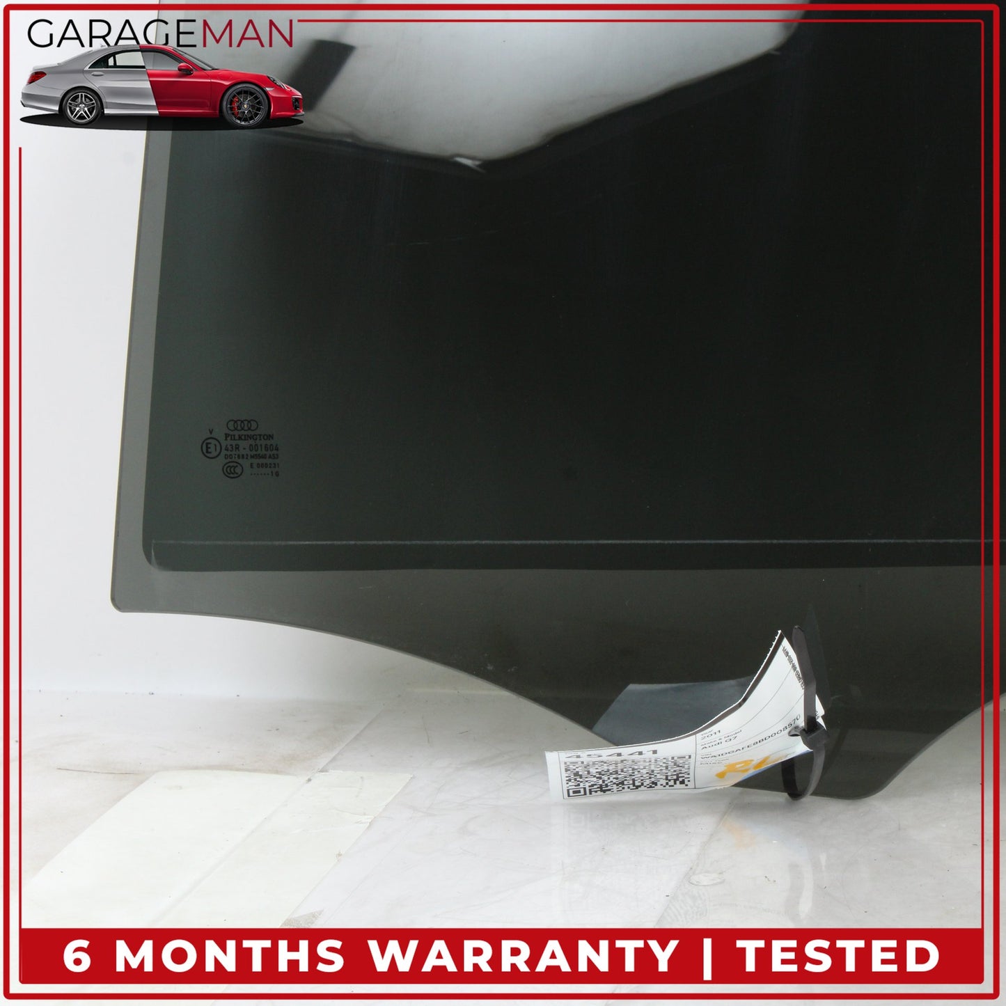 2007-2015 Audi Q7 4L Rear Left Driver Side Door Window Glass OEM