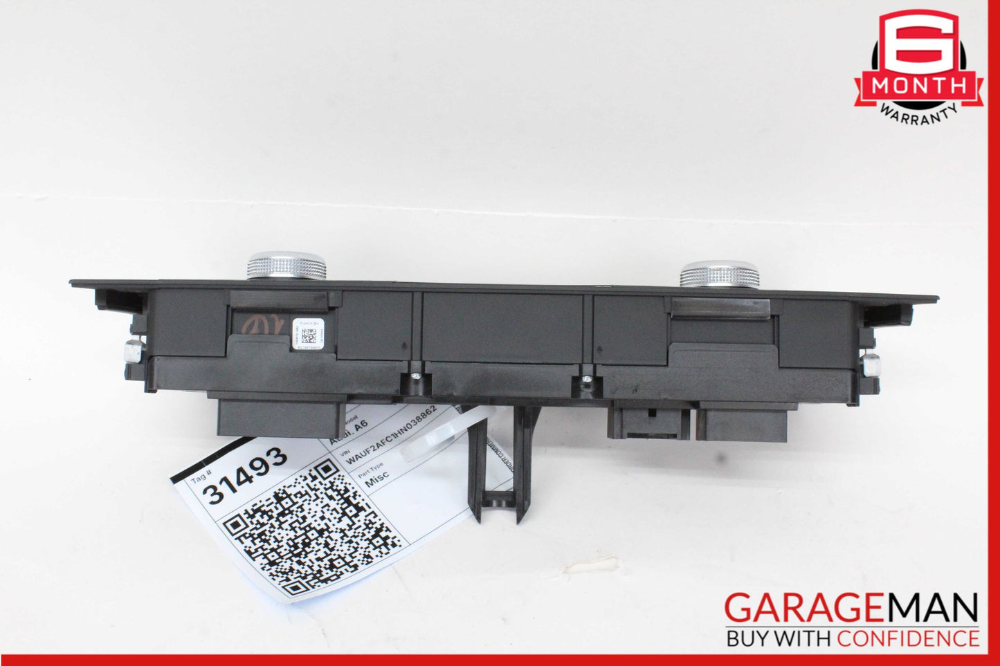 2012-2018 Audi A6 A7 Front A/C AC Climate Control Switch Panel 4G0820043AE OEM