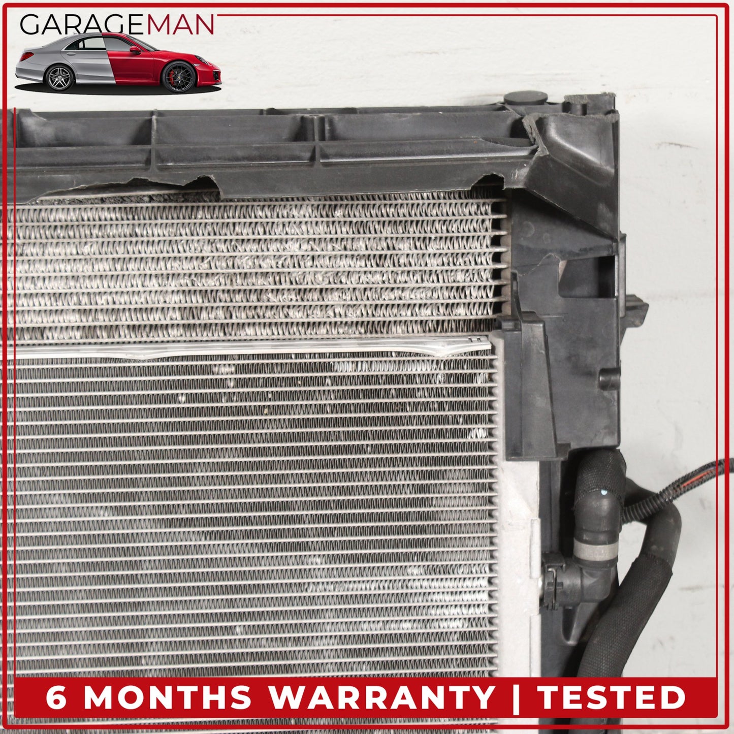 2010-2014 BMW X5 X6 E70 Water Cooling Radiator A/C Condenser Aux Cooler OEM