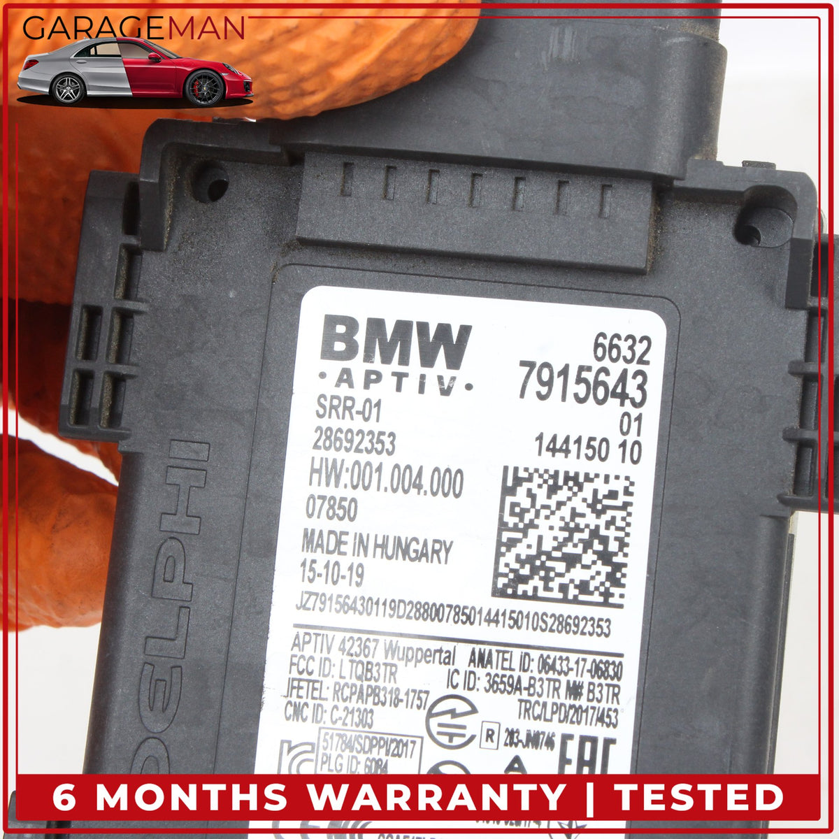 2017-2025 BMW 530e X5 X6 X7 Rear Left and Right Blind Spot Sensor Module Set OEM