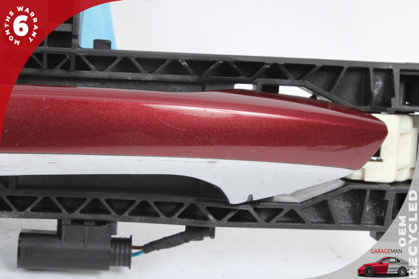 2012-2018 Mercedes W218 CLS550 Front Left Side Exterior Door Handle Red OEM