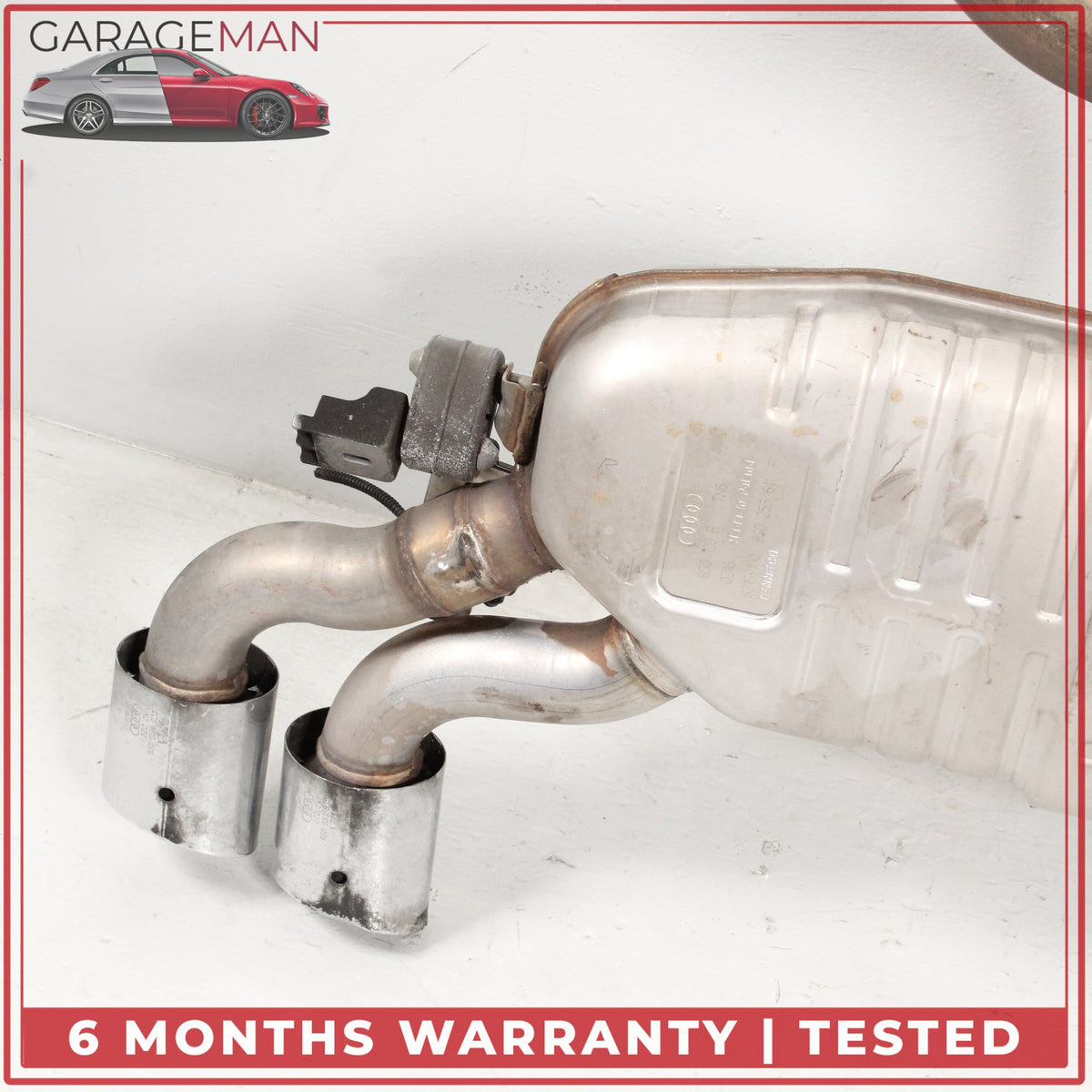2016-2023 Audi TTS 8S 2.0L Rear Exhaust Muffler Silencer Pipe Tip 8S0253411A OEM