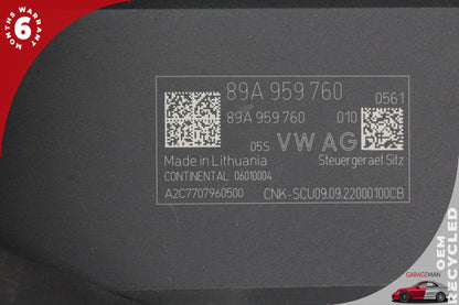 2022-2025 Audi Q4 E-Tron Front Left Side Seat Control Module 89A959760 OEM