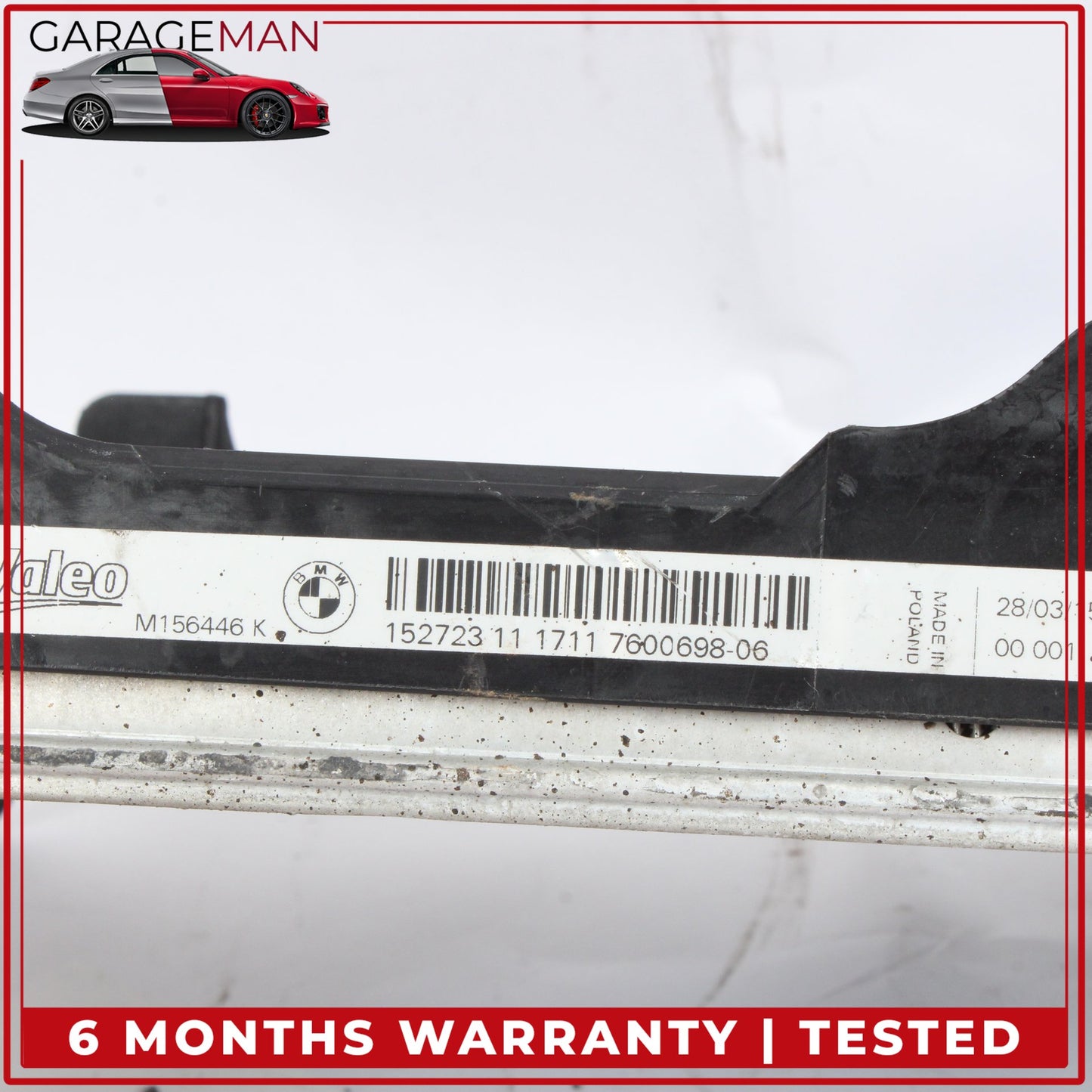 2012-2021 BMW 428i F36 Aux Auxiliary Cooling Radiator 7600698