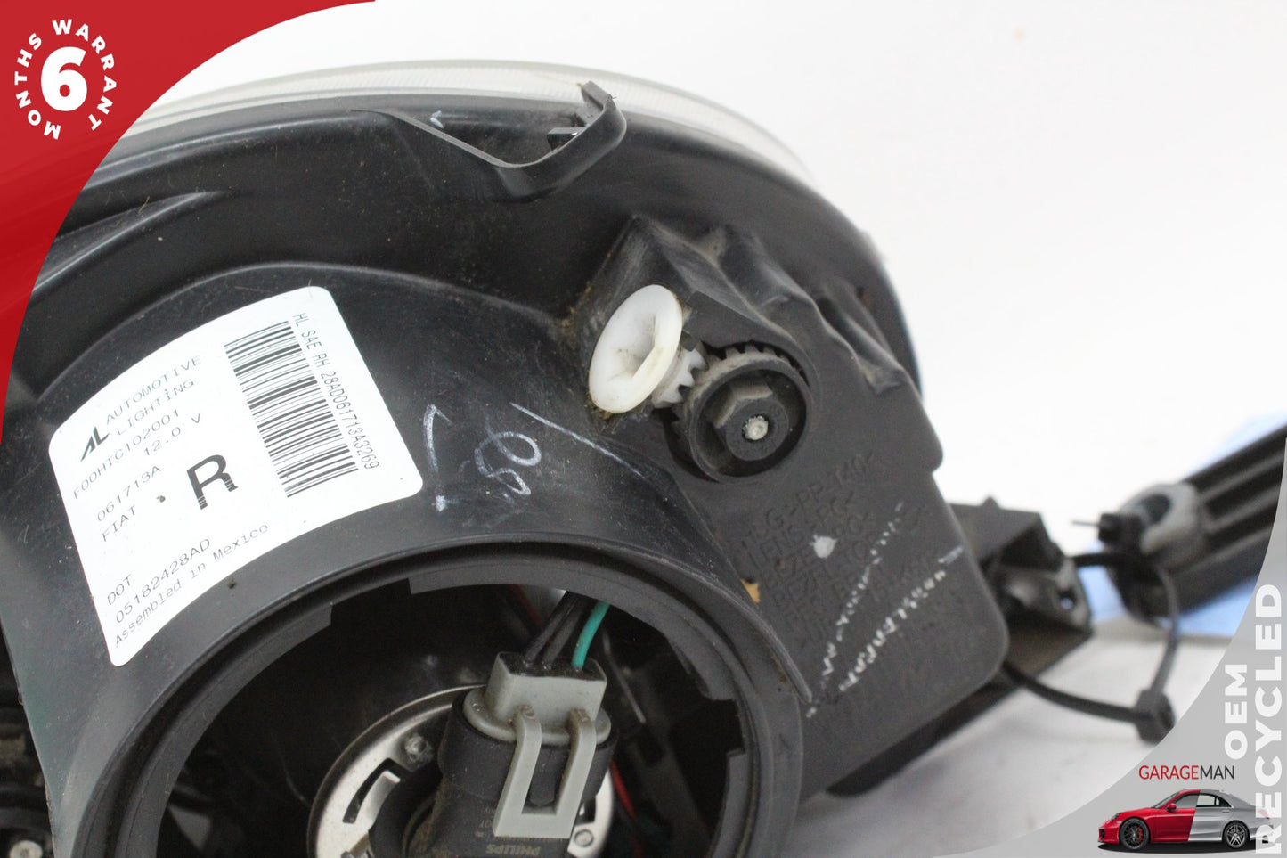 2012-2019 Fiat 500e Front Right Passenger Side Headlight Lamp 05182428AD OEM