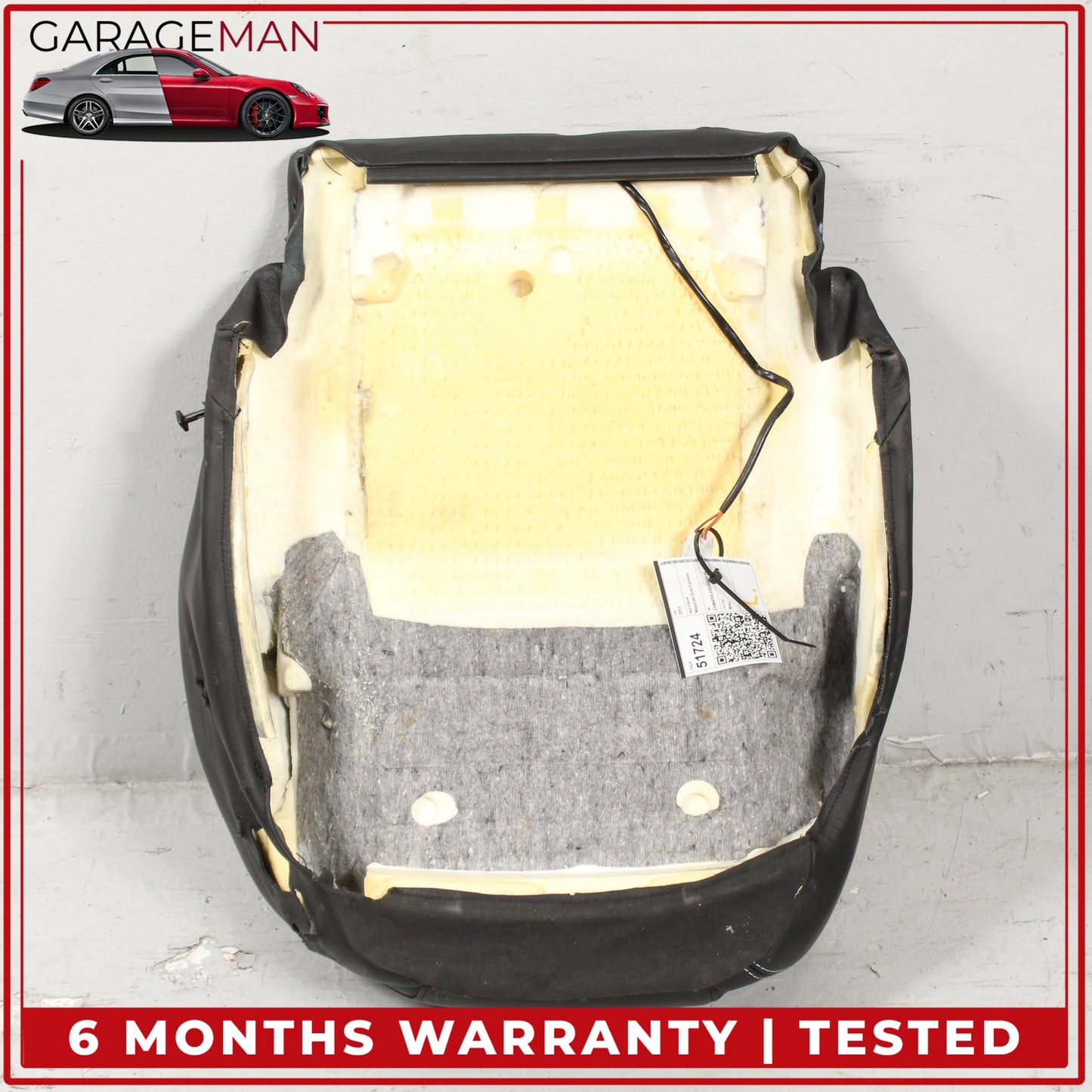 2013-2019 Maserati GranTurismo Coupe Front Left Lower Bottom Seat Cushion OEM