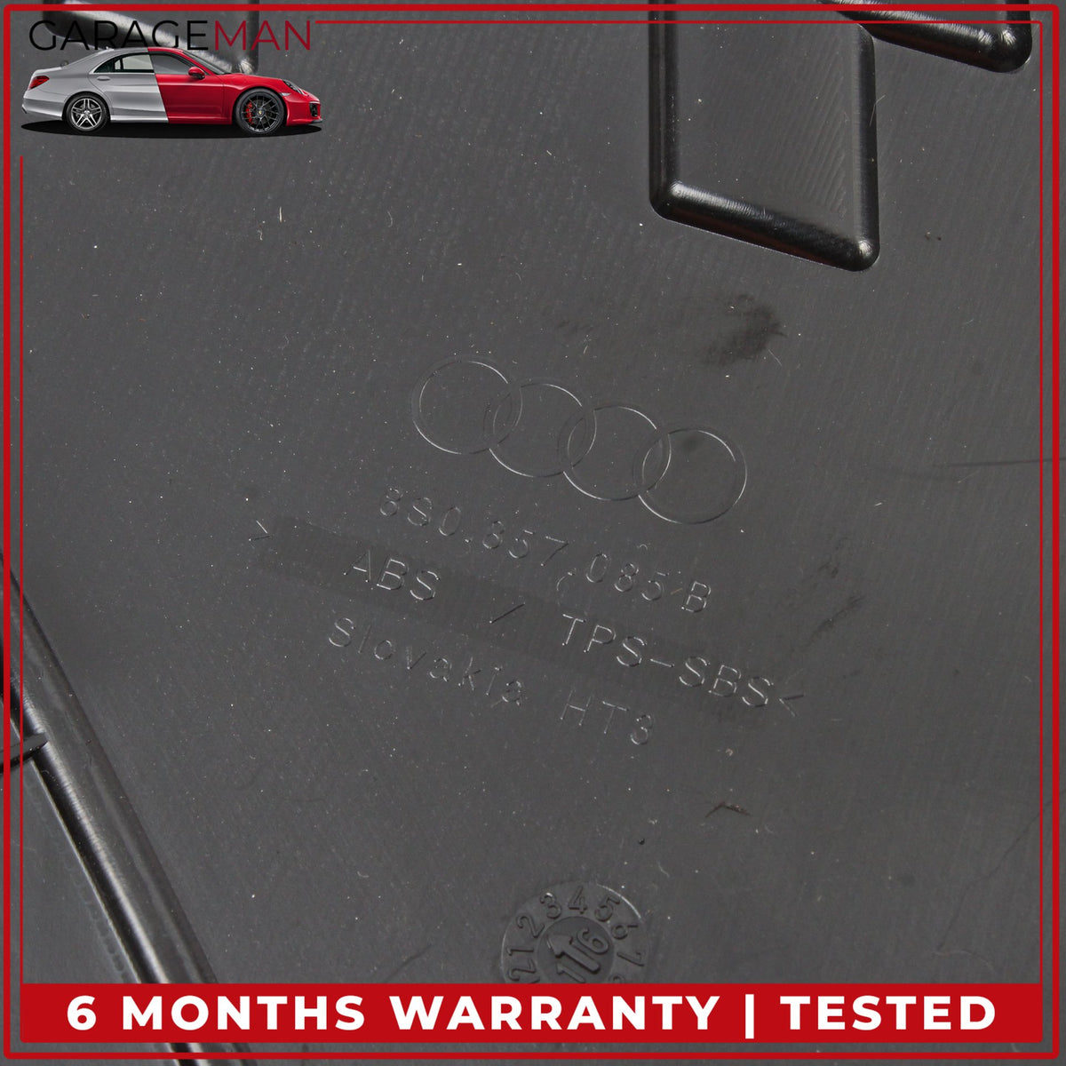 2016-2023 Audi TTS 8S Left and Right Side Dashboard End Cap Trim Panel Set OEM