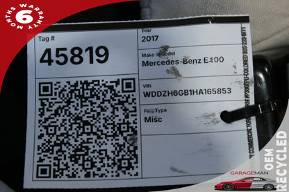 17-23 Mercedes W213 E400 Designo Complete Set Seat Interior Seats 3rd Row