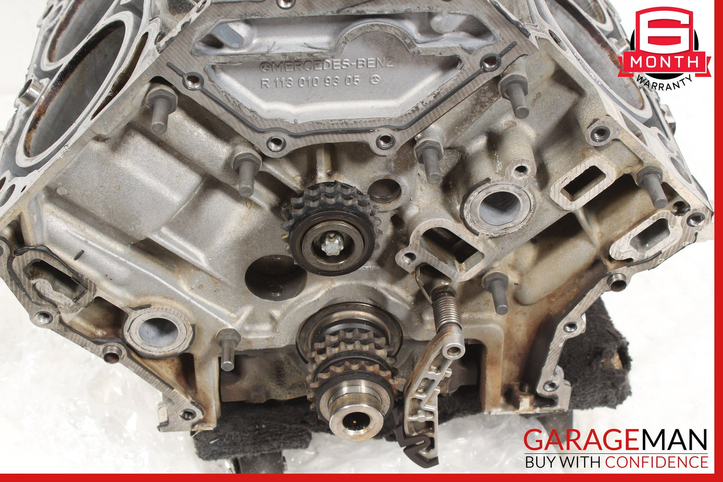 1999-2006 Mercedes W164 ML500 CLK500 E500 Engine Cylinder Block 1130101605 OEM