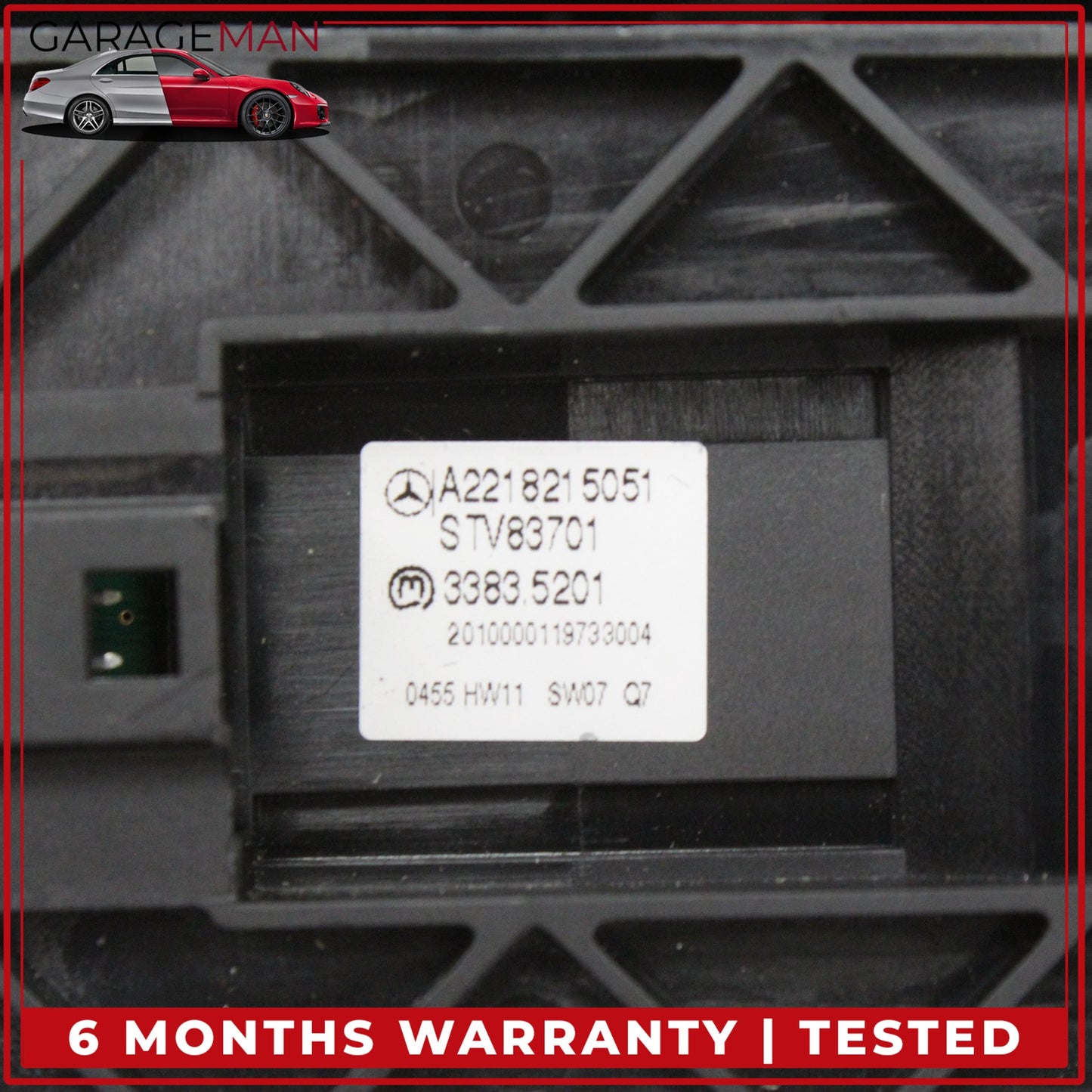 2007-2014 Mercedes-Benz S400 S-Class W221 Sedan Front Left Master Window Control Switch 2218215051 OEM