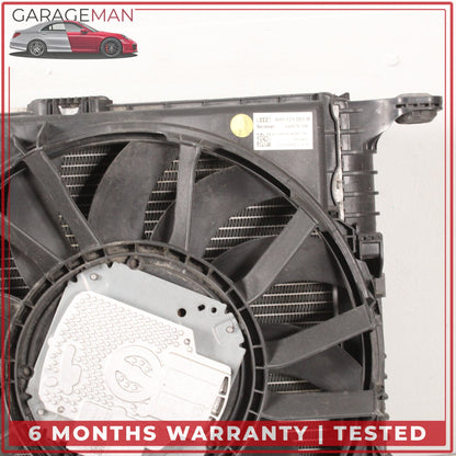 2011-2018 Audi A8 D4 Engine Radiator Cooling Fan Motor Assembly 4H0121003M OEM