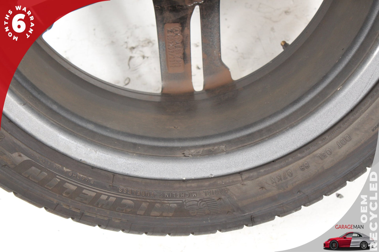 2017-2020 Audi A4 S4 5 Spoke Wheel Rim w/ Michelin Tire 8.0Jx18H2 8W0601025M OEM