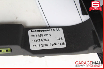 2018-2024 Audi A4 B9 Sedan Left Dash Air Vent 8W1820901C Genuine