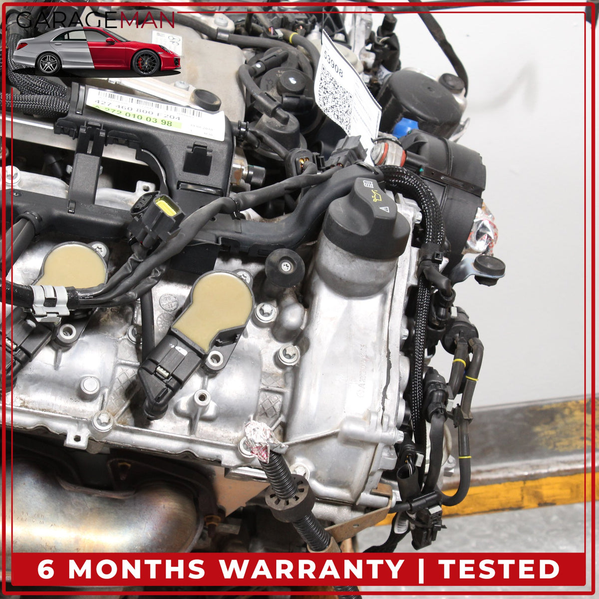2006-2011 Mercedes W204 C300 SLK300 RWD 3.0L M272 Engine Motor Assembly OEM 84K