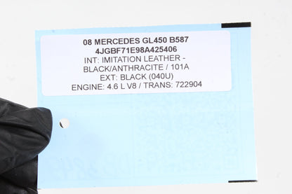 06-13 Mercedes GL450 X164 Engine Cooling Radiator AC Condenser 1645001504