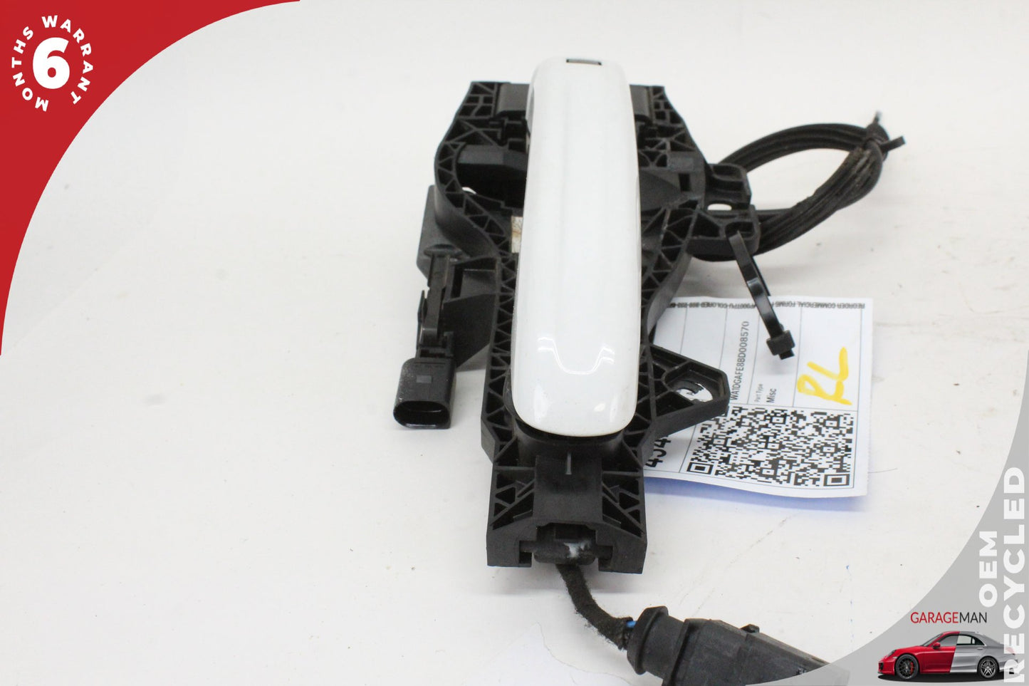 2007-2015 Audi Q7 Rear Left Exterior Door Handle White Keyless 4L0837205BG OEM