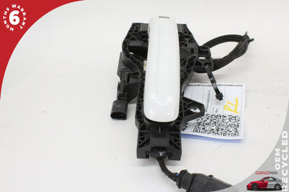 2007-2015 Audi Q7 Rear Left Exterior Door Handle White Keyless 4L0837205BG OEM