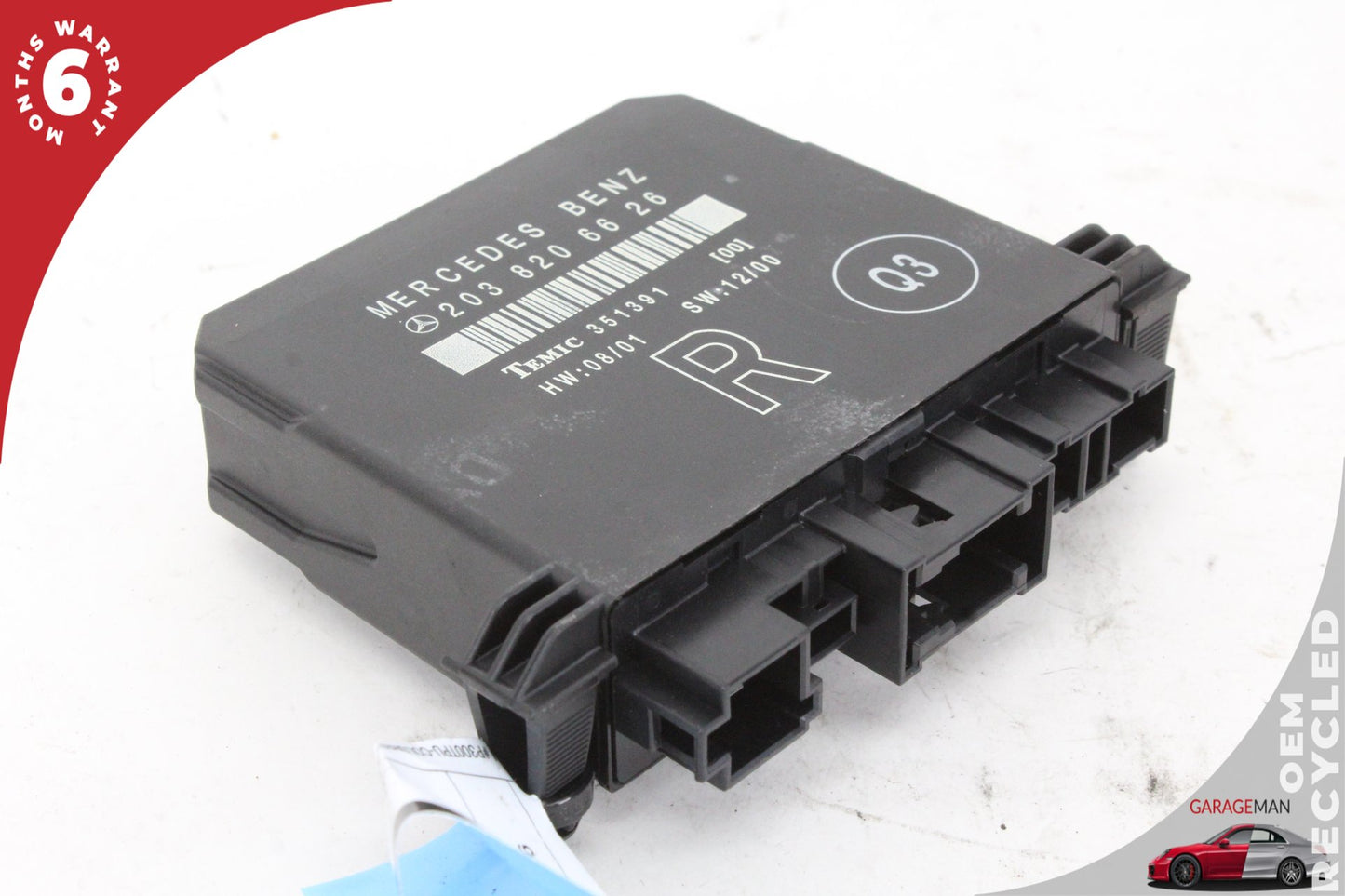 2001-2007 Mercedes W203 C240 Rear Right Side Door Control Module 2038206626 OEM