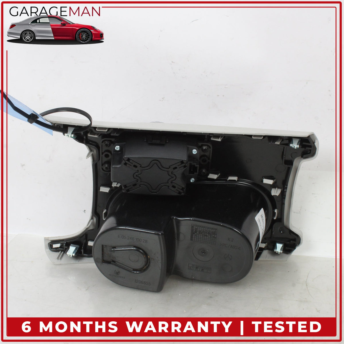 2014-2017 Mercedes W242 B Electric Drive Center Console Dual Cup Holder Gray OEM