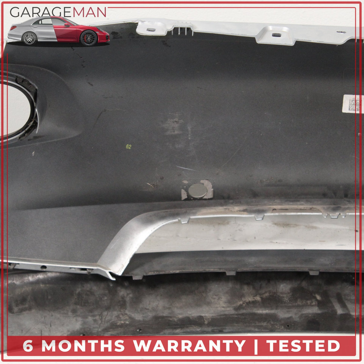 2014-2017 BMW i3 I01 Sedan Front Bumper Cover Assembly 7376739 Silver Metallic
