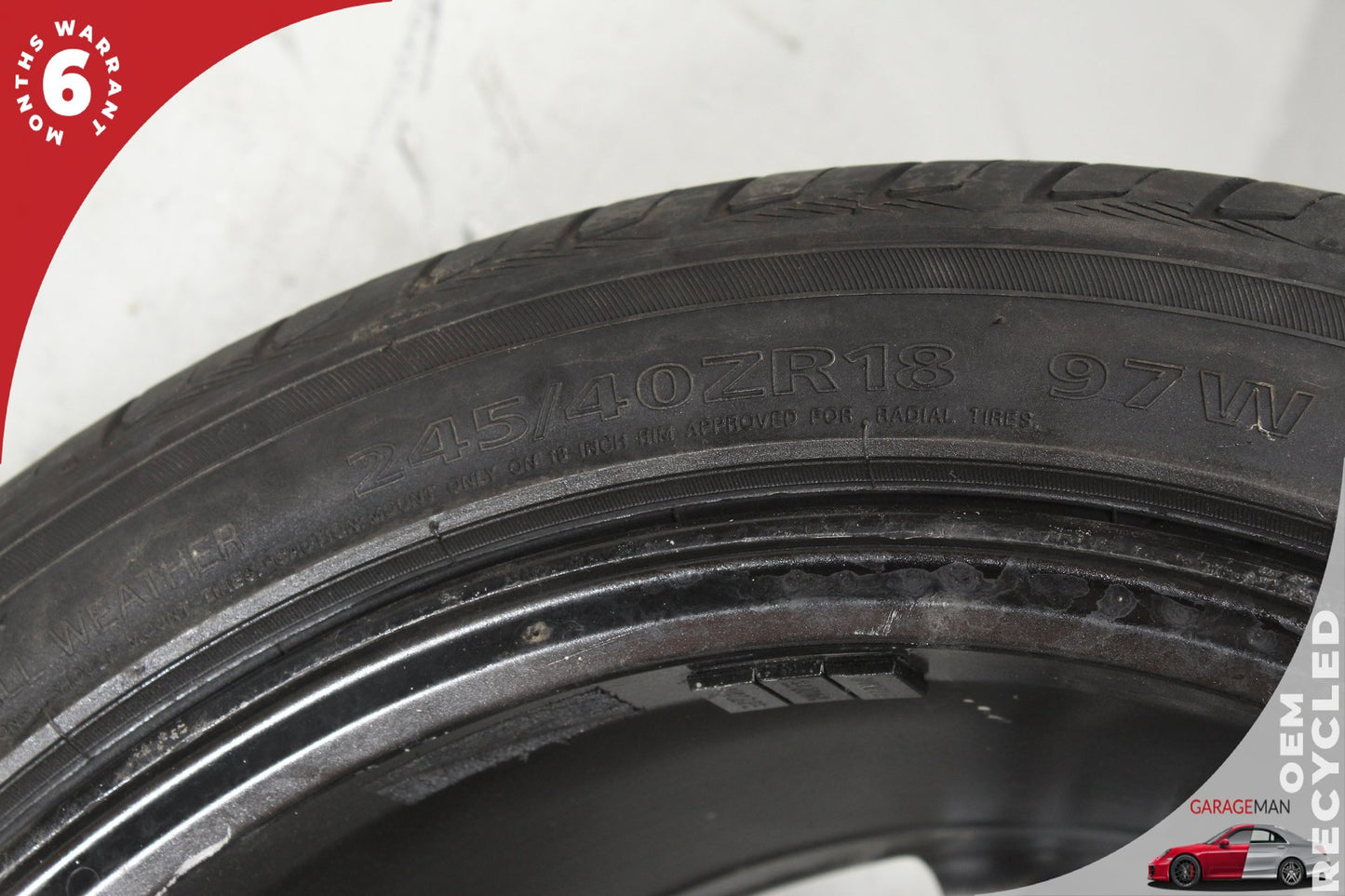 2006-2007 Mercedes W219 CLS500 Front Wheel Rim w/ Tire 8.5JX18H2 ET28 2194010102