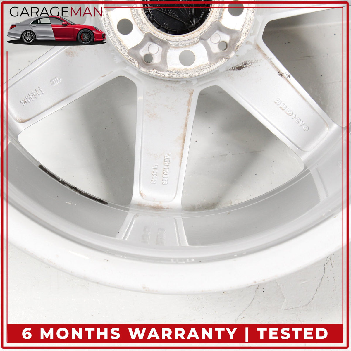 2012-2015 Mercedes W204 C250 Rear 7 Spoke Wheel Rim 8.5JX18H2ET54 2044019902 OEM