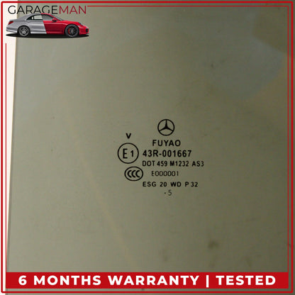 2015-2020 Mercedes X156 GLA250 Rear Left Driver Side Door Window Glass OEM