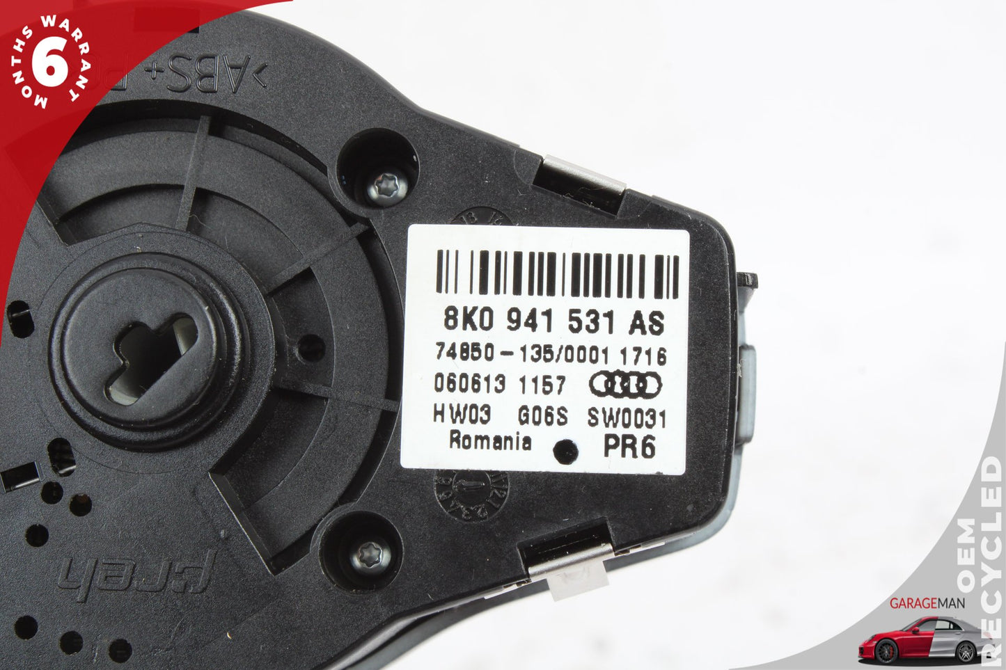 2009-2016 Audi Q5 A5 A4 SQ5 Head Light Fog Light Switch Black 8K0941531AS OEM