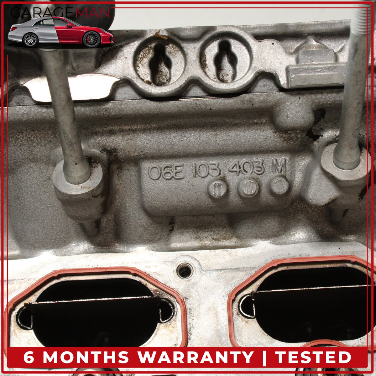 2010-2018 Audi A6 A7 Q5 VW Touareg 3.0L Left Side Cylinder Head 06E103403M OEM