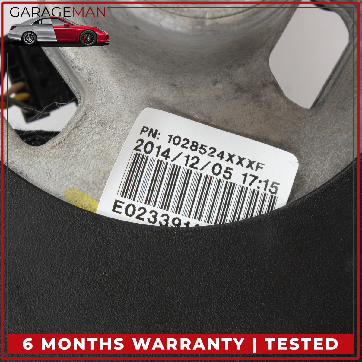 2014-2021 BMW i3 I01 Front Left Driver Side Steering Wheel Black 6870168 OEM