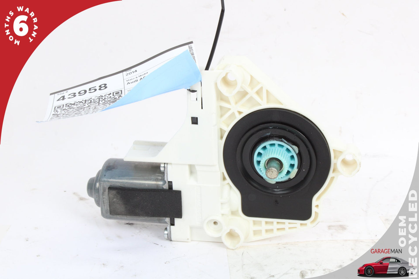 2012-2018 Audi A6 A7 Rear Left Driver Side Window Regulator Motor 8K0959811A OEM