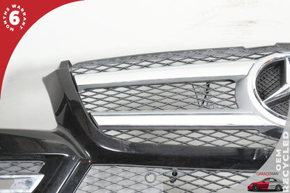 2013-2016 Mercedes X166 GL450 Base Front Bumper Cover Grille Trim Assembly OEM