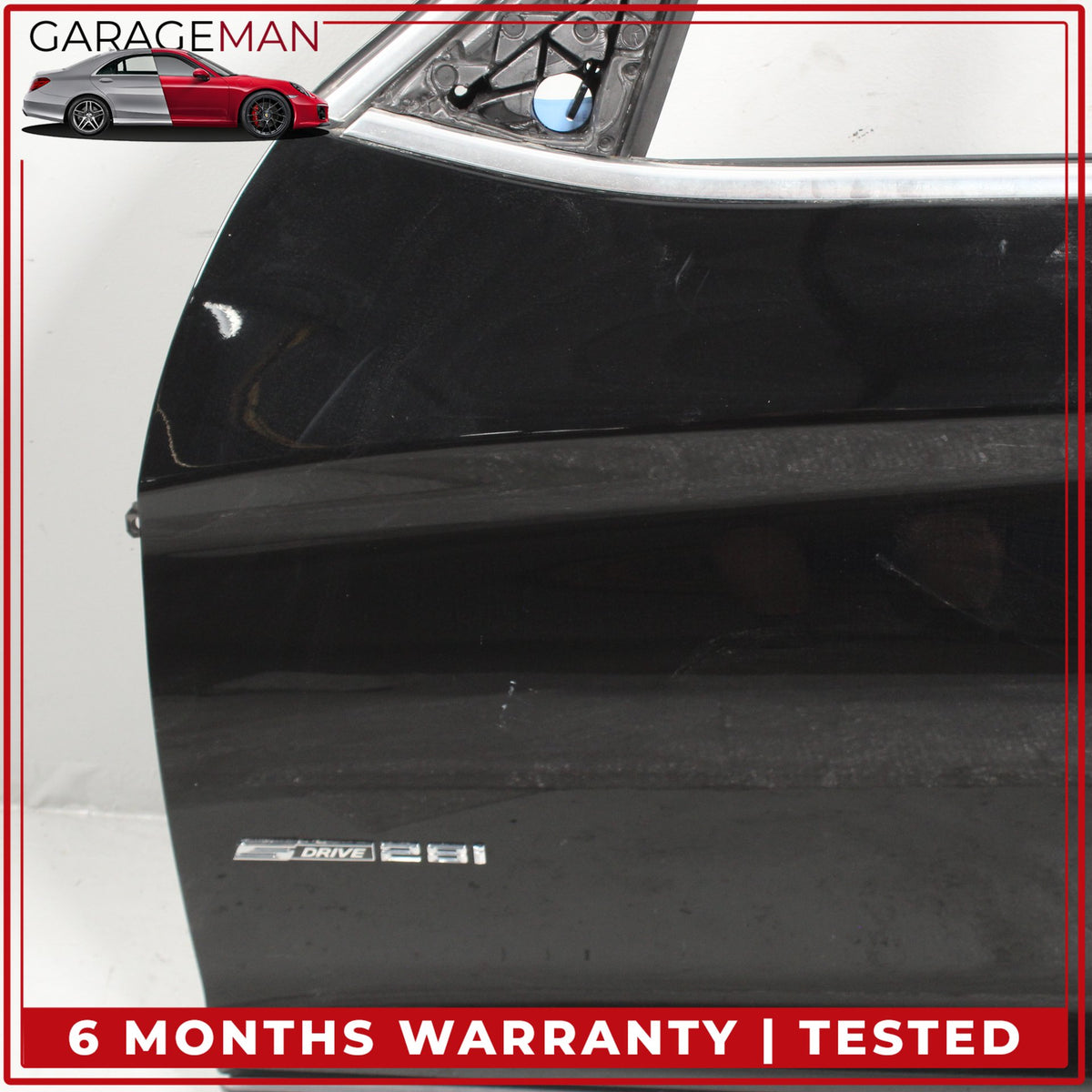 2011-2017 BMW X3 F25 SUV Front Left Side Door Shell w/ Door Handle Black OEM