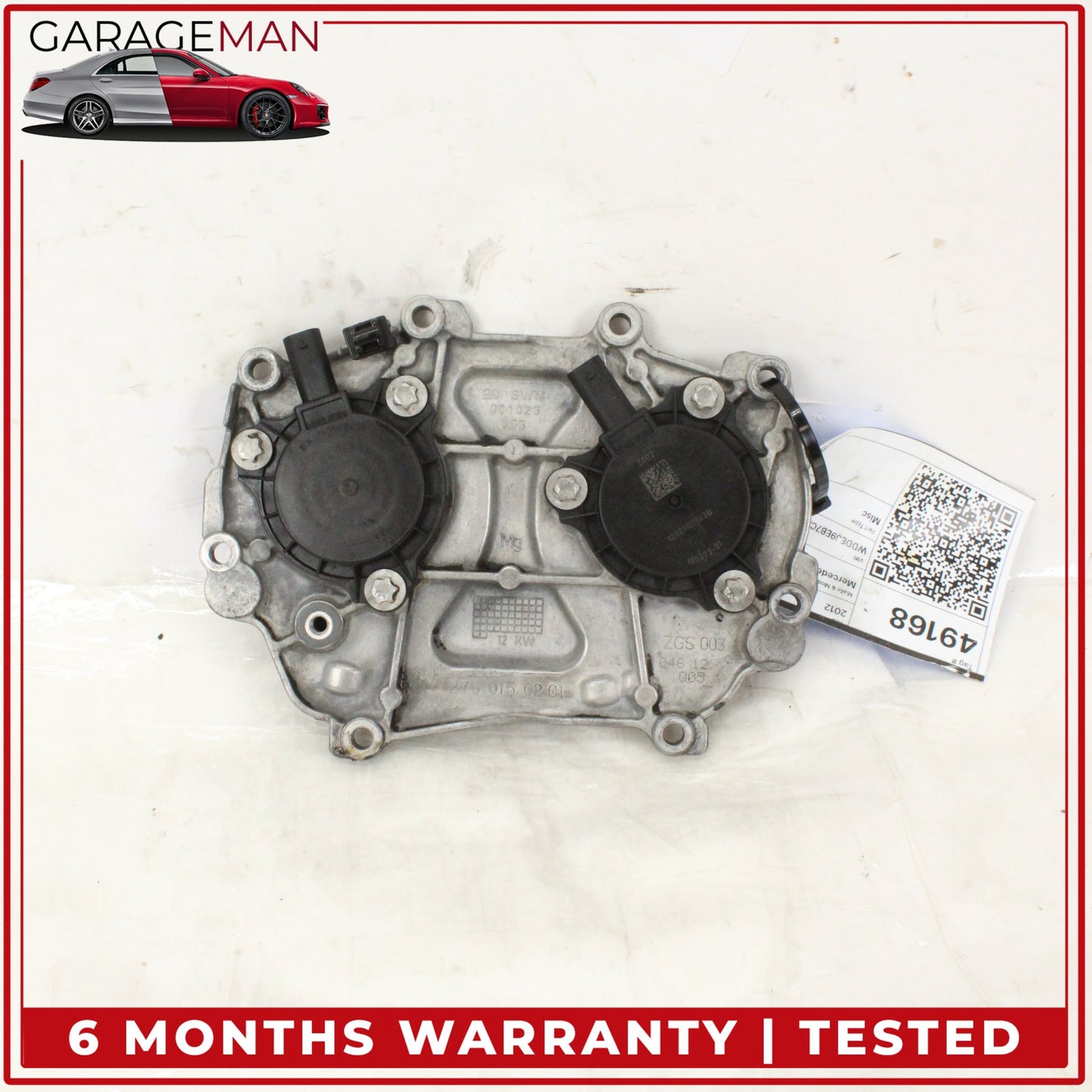2012-2018 Mercedes W216 CL550 Engine Timing Chain Cover Plate 2760150201 OEM